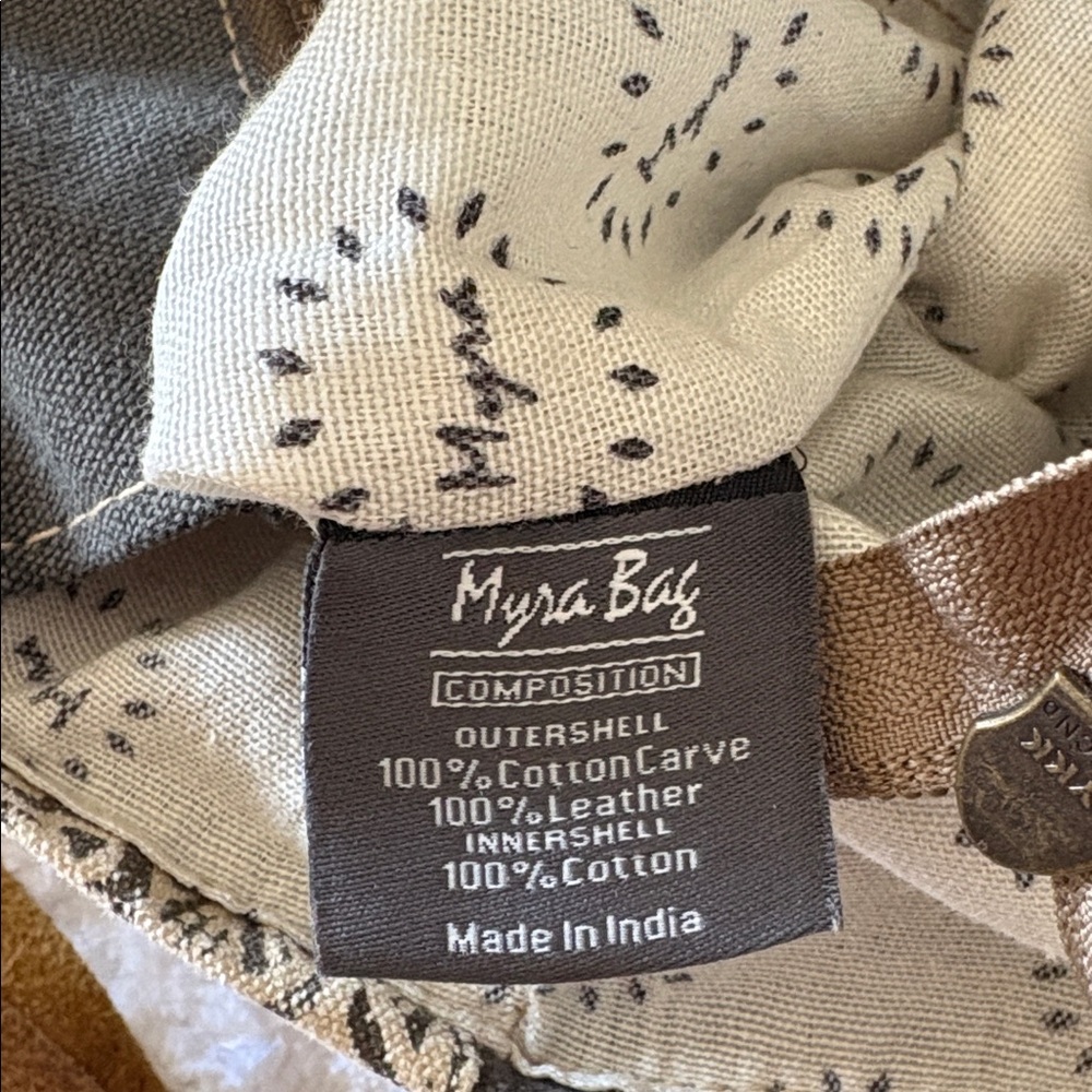 Myra Bag Side Floral Print Canvas Tote Bag - Picture 12 of 12